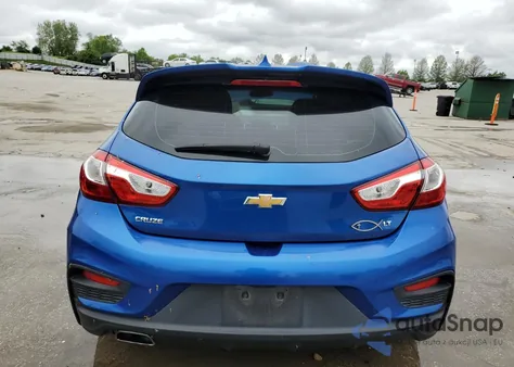 2017 Chevrolet Cruze Lt из США, поврежденный, VIN 3G1BE6SM5HS512038